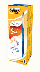 BOLIGRAFO ATLANTIS 1,0 AZUL | 12 UNIDADES | (BIC)
